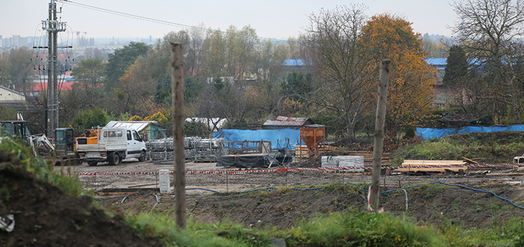 Gro�ny wypadek na budowie przy D�browskiego