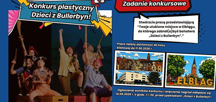 Uwaga młodzi artyści - konkurs plastyczny w elbląskim teatrze!