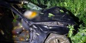 Uwaga! Zablokowana ul. Mazurska. BMW potr�ci�o �osia, dwie osoby ranne