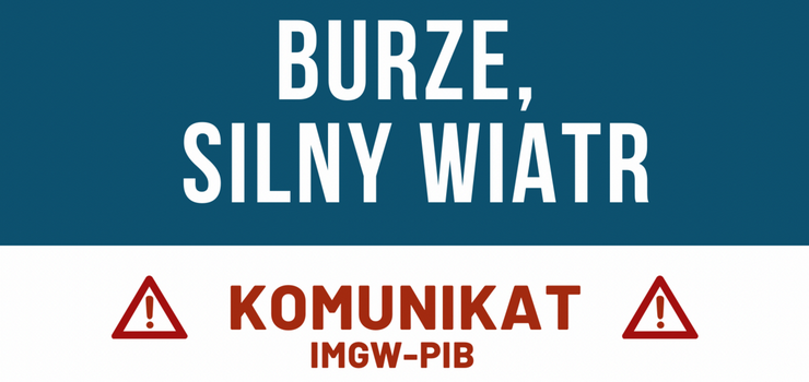 Ostrze�enie meteorologiczne – burze (2. stopie�)