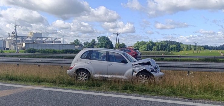 Niecodzienna kolizja na S7. „Sprawc�” okaza� si� �ab�d�