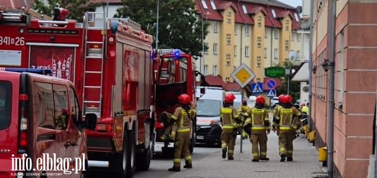 Wyciek gazu na S�onecznej. Ulica zosta�a zamkni�ta do odwo�ania