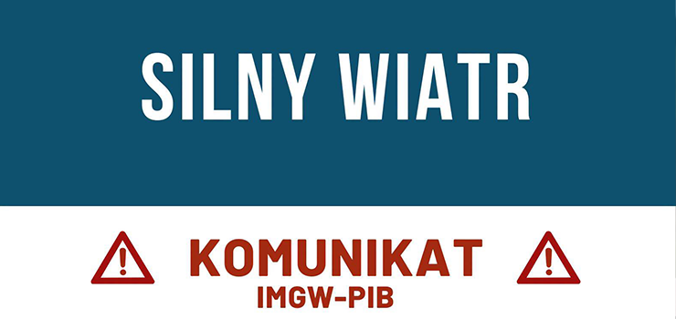 Ostrze�enie IMGW! Uwaga na silny wiatr!