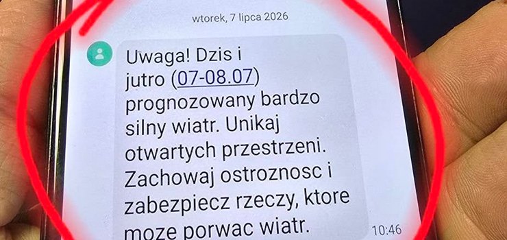 Alert IMGW dla Elbl�ga. Lepiej zabezpieczy� balkony i auta