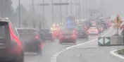 Zator drogowy po kolizji w Bogaczewie si�ga obwodnicy Elbl�ga