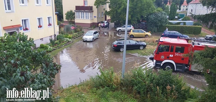 Pracowity poniedziałek braniewskich strażaków