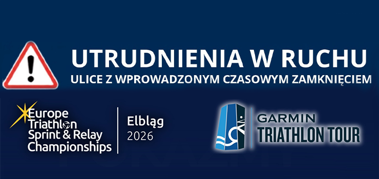 Utrudnienia w trakcie ME w triathlonie i Garmin Triathlon Tour