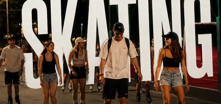 Pierwszy Night Skating na Kalbarze