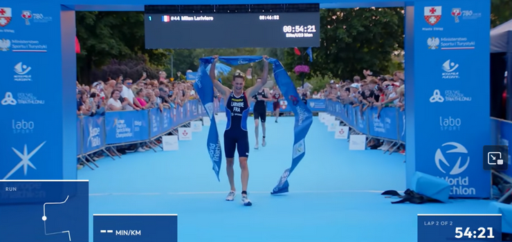 Mistrzem Europy w Triathlonie zosta� Milan Lariviere
