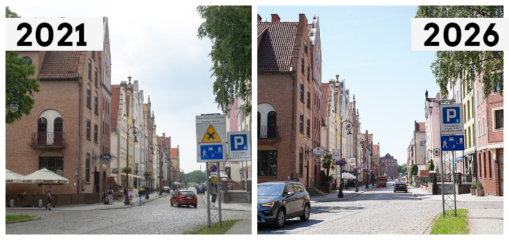 Odwiedzamy elbląskie ulice. Czy w ciągu 5 lat zmieniła się ul. Wigilijna? (odc. 1)