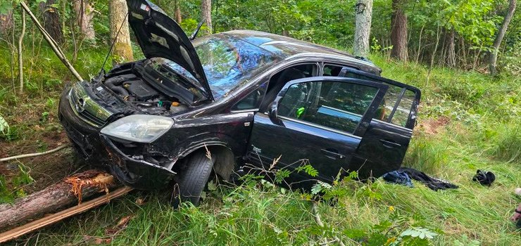 Samochodem uderzył w drzewo. Trzy osoby trafiły do szpitala