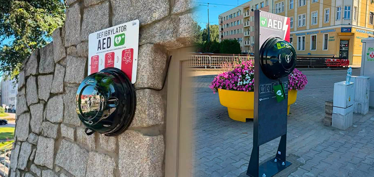 Kolejne trzy defibrylatory AED są już dostępne w Elblągu