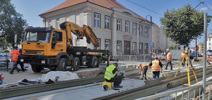  Zobacz, jak wygl�da remont torowiska przy 1 Maja (zdj�cia)