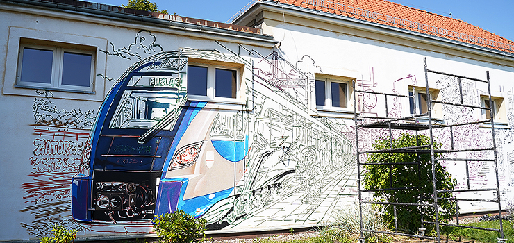 Przy SP nr 14 powstaje mural inspirowany Zatorzem