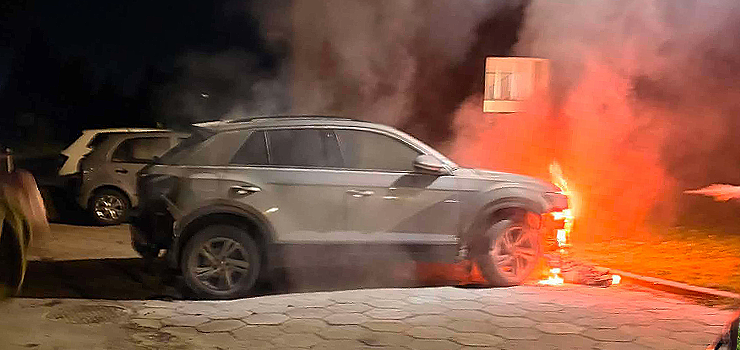 16-letni wychowanek Młodzieżowego Ośrodka Wychowawczego podpalił samochód na parkingu przy ul. Barona