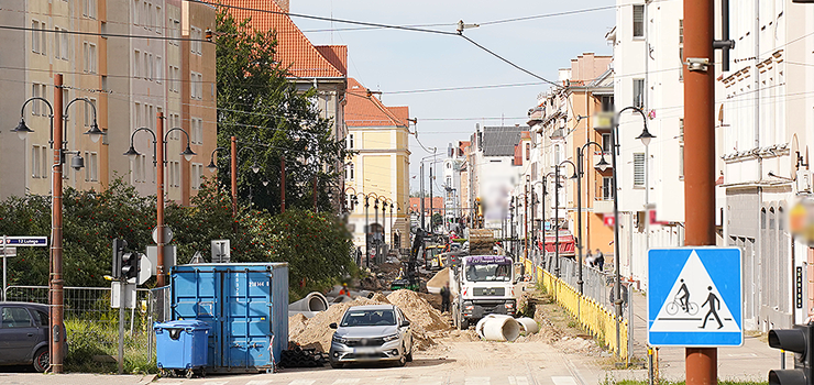 Trwa remont torowiska przy ul. 1 Maja. Zobacz post�p prac (zdj�cia!)
