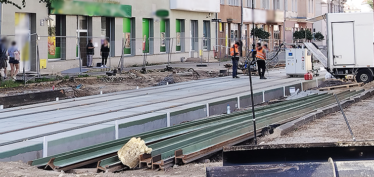 Zobacz, jak wygląda remont torowiska przy 1 Maja (zdjęcia)