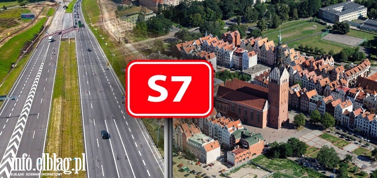 Będą utrudnienia na S7. Zostanie zamknięty m.in. wjazd do Elbląga od strony Gdańska