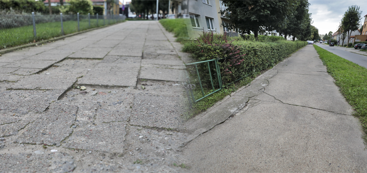 Departament Zarz�du Dr�g ocenia: remont chodnika - tak, pochylnia dla w�zk�w inwalidzkich - nie
