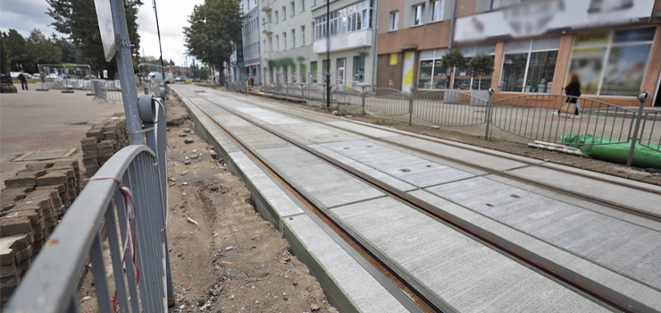 Remont torowiska przy ul. 1 Maja. Zobacz najnowsze zdjęcia z placu budowy