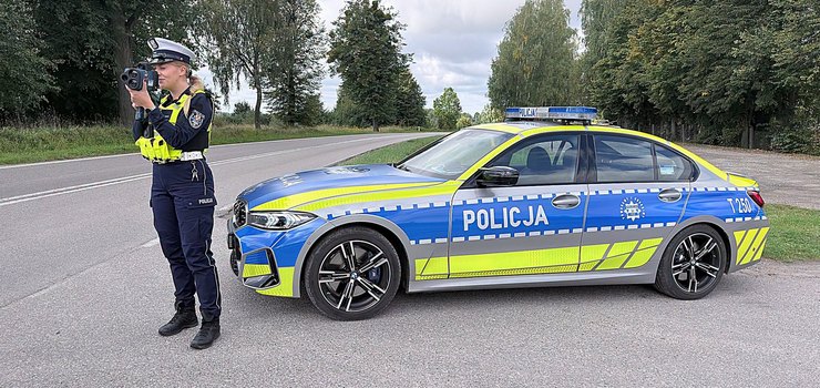Policyjna akcja „Pr�dko��” w Elbl�gu. 86 wykrocze�, 74 mandaty