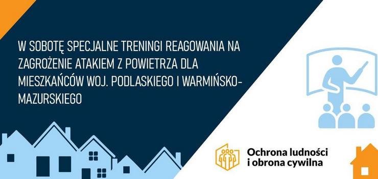 Co zrobić, gdy zabrzmi alarm? Trening reagowania na zagrożenie z powietrza w Elblągu