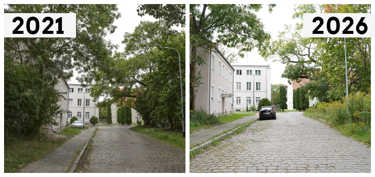 Odwiedzamy elbląskie ulice. Czy w ciągu 5 lat zmieniła się ul.Kupiecka? (odc. 14)