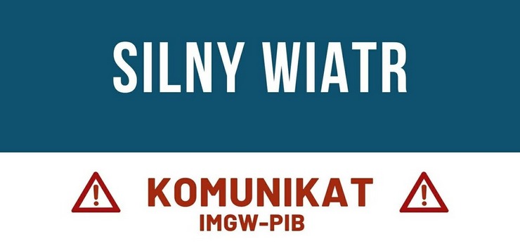 Alert IMGW. Ostrze�enie przed silnym wiatrem
