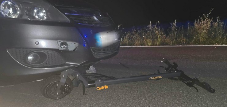 Tragiczny wypadek pod Elbl�giem. Zgin�� 15-latek na hulajnodze