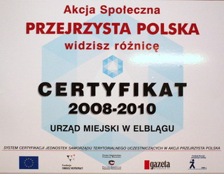 Certyfikat za przejrzysto