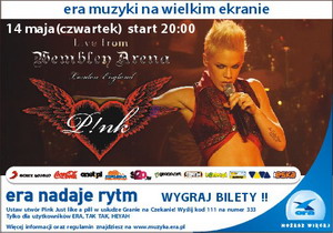 Koncert Pink na ekranie Multikina - wygraj zaproszenia