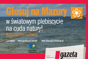 Mazury na 50 billboardach w Polsce