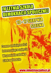 Letnia Szkoła Demokracji Społecznej - obóz w Stegnie