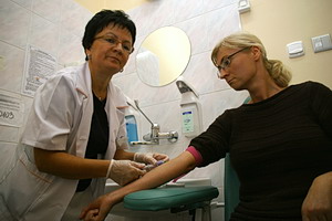 Szturm dawcw szpiku na szpital