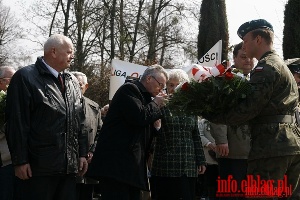 Elblanie oddali cze tym, ktrych jedyn win bya mio do ojczyzny