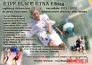 Trwa nabr do zespou futsalu dziewczt