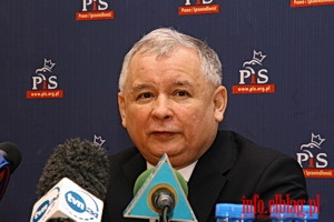 Jarosaw Kaczyski odwiedzi Elblg podczas kampanii wyborczej