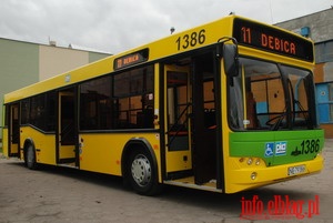 Nowy autobus w elblskiej komunikacji miejskiej