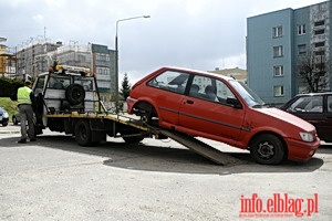 Miasto przejo kolejne porzucone samochody