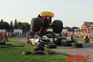 Pokazy monstertruckw w Elblgu bardzo si podobay