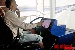 Pierwszy w Polsce mobilny symulator jazdy odwiedzi elblski WORD