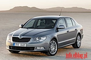 Pocigowa skoda superb trafi do elblskiej drogwki