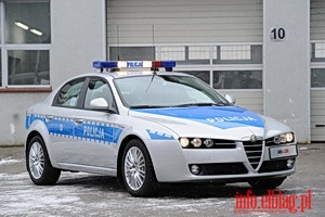 Elblscy policjanci nie dostan nowego radiowozu alfa romeo 159