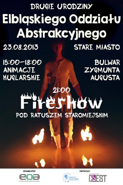 Fireshow na urodziny Oddziau