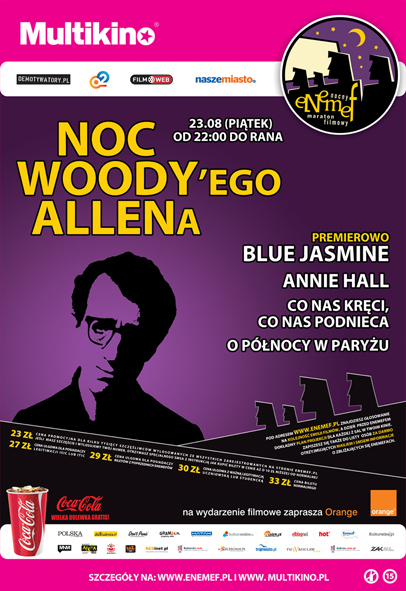  ENEMEF: Noc Woodyego Allena 23 sierpnia w Multikinie - wygraj bilety