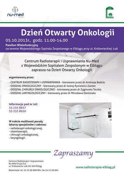 wiatowe Dni Onkologii - drzwi otwarte w WSZ