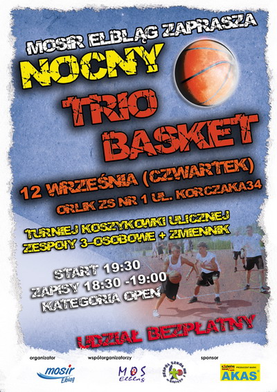 Nocny Trio Basket po raz pierwszy w Elblgu