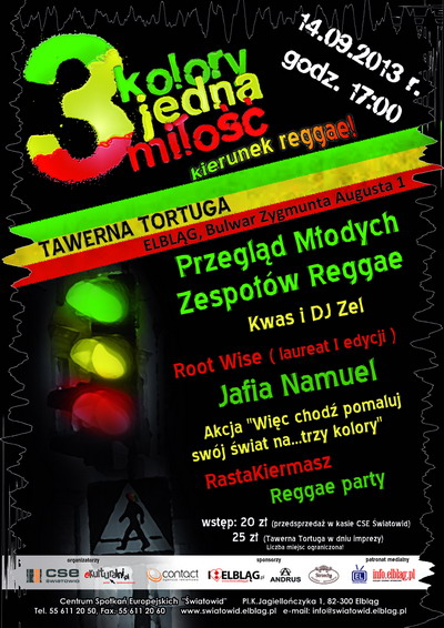 Trjkolorowa sobota z reggae