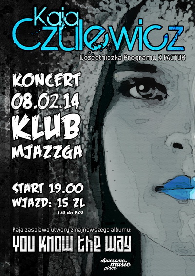 Kaja Czulewicz  wystpi w Mjazzdze - wygraj bilety    