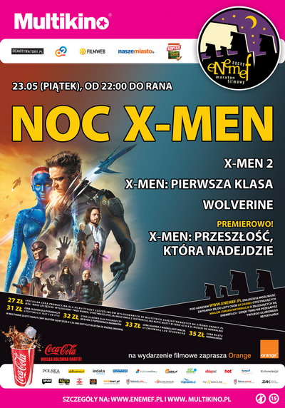 ENEMEF: Noc X-Men - wygraj bilety!